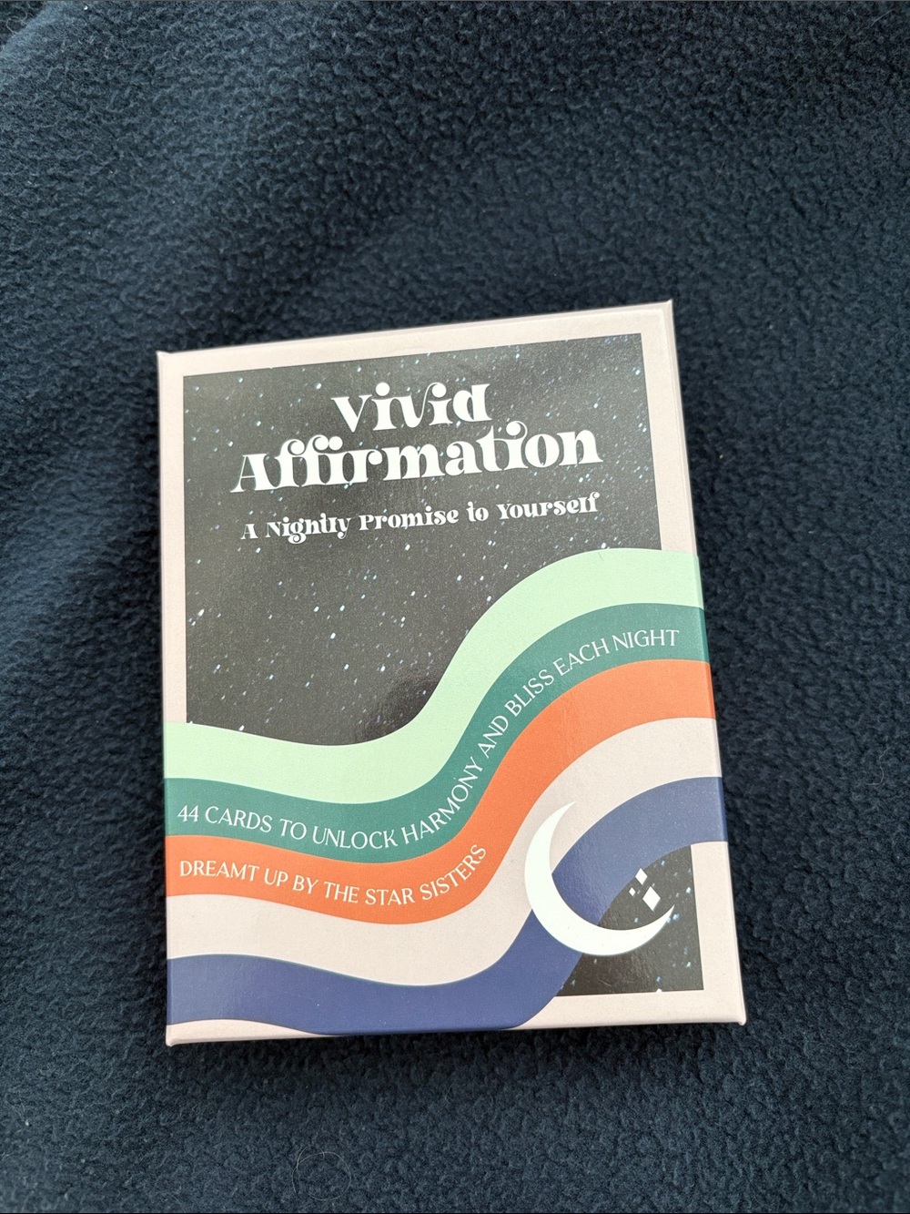 Vivid Affirmation Nightly Card Deck - Multi Color